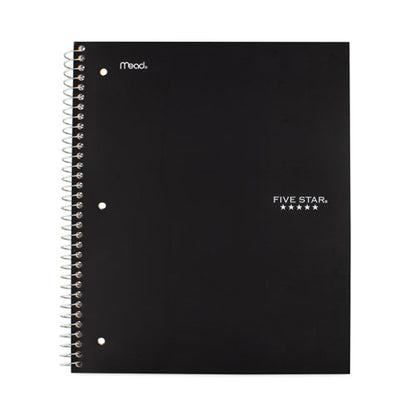 Wirebound Notebook, 1-subject, Wide/legal Rule, Randomly Assorted Cover Color, (100) 10.5 X 8 Sheets, 6/pack