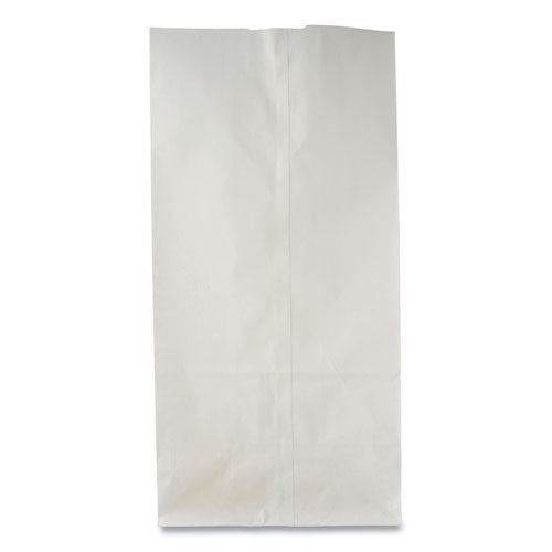 Grocery Paper Bags, 35 Lb Capacity, #6, 6" X 3.63" X 11.06", White, 500 Bags