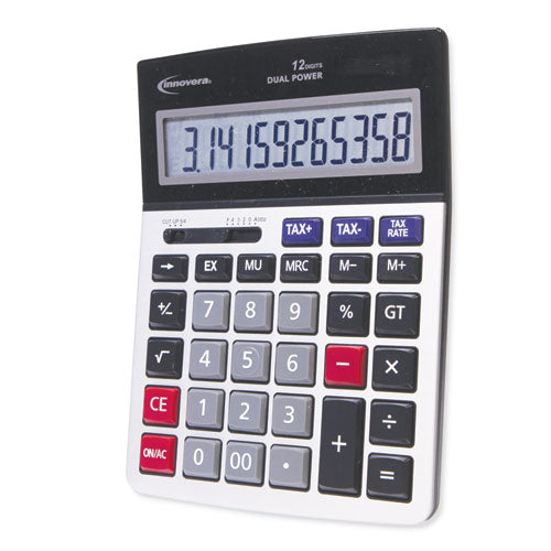 15975 Large Display Calculator, 12-digit Lcd