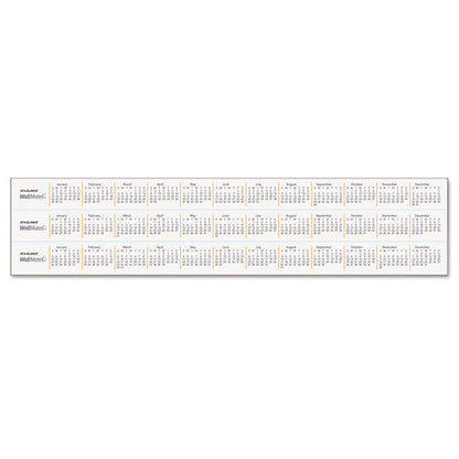 Wallmates Self-adhesive Dry Erase Monthly Planning Surfaces, 18 X 12, White/gray/orange Sheets, Undated