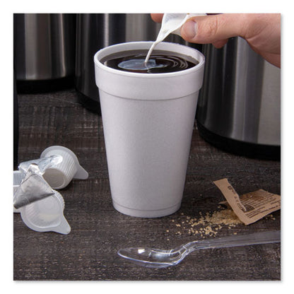 Foam Drink Cups, 16 Oz, White, 25/bag, 40 Bags/carton