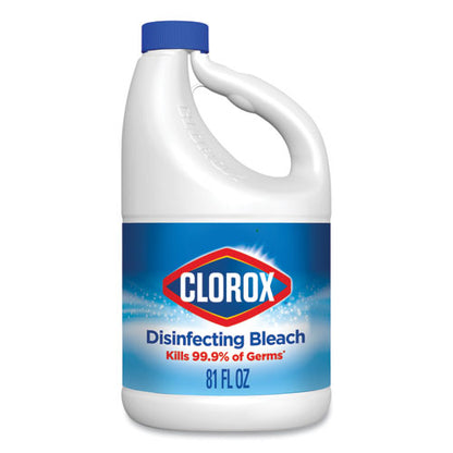 Regular Bleach With Cloromax Technology, 81 Oz Bottle, 6/carton