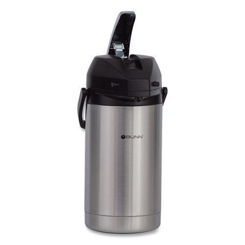 3 Liter Lever Action Airpot, Stainless Steel/black