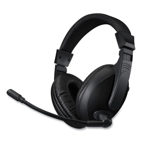 Xtream H5u Binaural Over The Head Headset With Microphone, Black