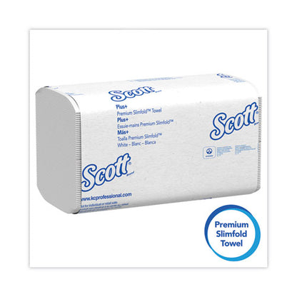 Slimfold Towels, 1-ply, 7.5 X 11.6, White, 90/pack, 24 Packs/carton