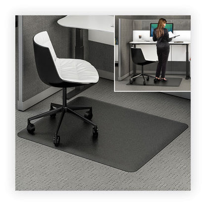 Ergonomic Sit Stand Mat, 60 X 46, Black