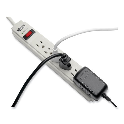 Protect It! Surge Protector, 6 Ac Outlets, 15 Ft Cord, 790 J, Light Gray