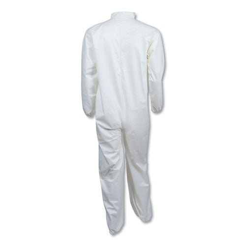 A40 Elastic-cuff And Ankles Coveralls, 4x-large, White, 25/carton