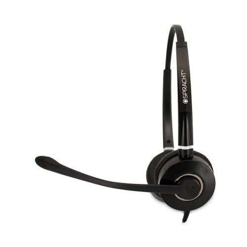 Hs-wd-usb-2 Binaural Over The Head Headset, Black