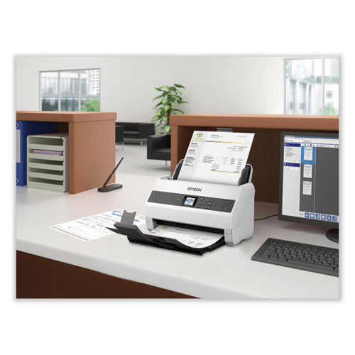 Ds-870 Color Workgroup Document Scanner, 600 Dpi Optical Resolution, 100-sheet Duplex Auto Document Feeder