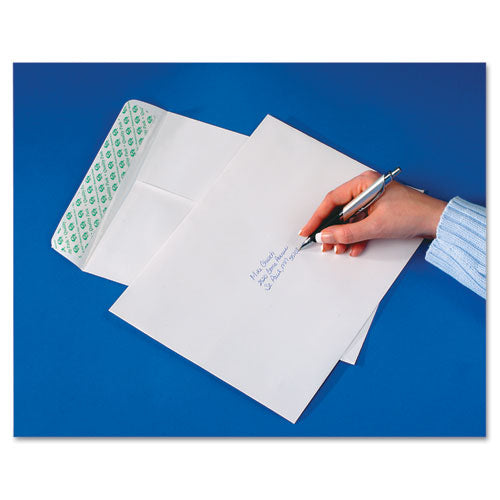 Tech-no-tear Catalog Envelope, Paper Exterior, #10 1/2, Cheese Blade Flap, Self-adhesive Closure, 9 X 12, White, 100/box