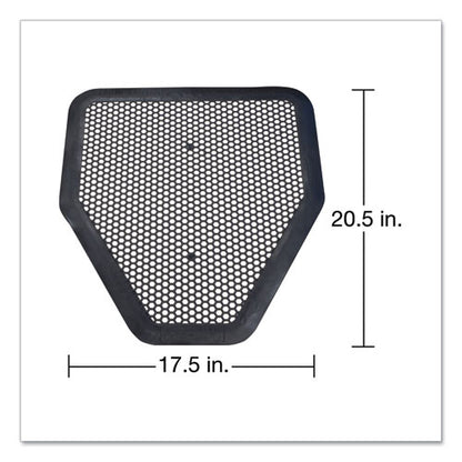 Deo-gard Disposable Urinal Mat, Charcoal, Mountain Air, 17.5 X 20.5, 6/carton