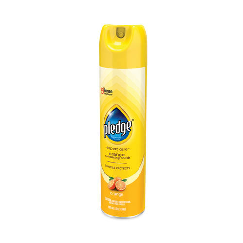 Furniture Polish, Orange Clean Scent, 9.7 Oz Aerosol Spray