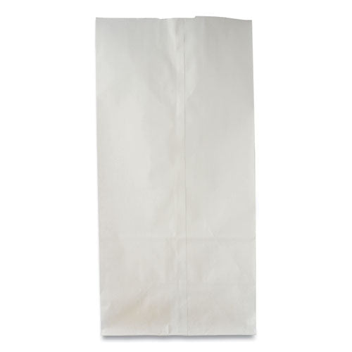 Grocery Paper Bags, 30 Lb Capacity, #2, 4.31" X 2.44" X 7.88", White, 500 Bags