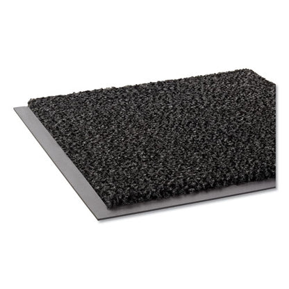 Dust-star Microfiber Wiper Mat, 48 X 72, Charcoal