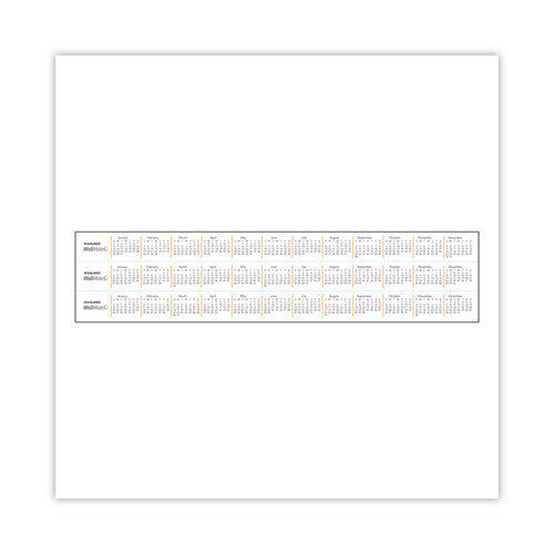 Wallmates Self-adhesive Dry Erase Weekly Planning Surfaces, 18 X 24, White/gray/orange Sheets, Undated