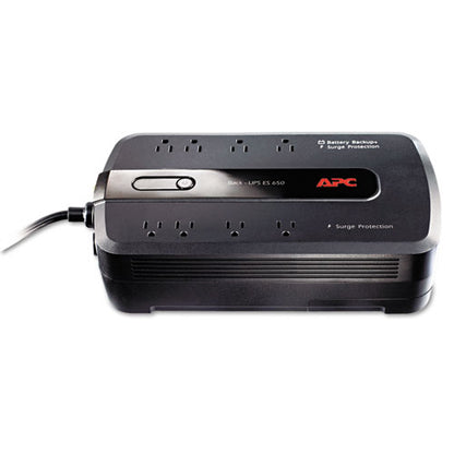 Be650g1 Back-ups Es 650 Battery Backup System, 8 Outlets, 650 Va, 340 J