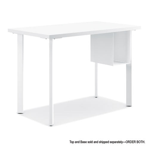 Coze Writing Desk Worksurface, Rectangular, 54" X 24", Designer White