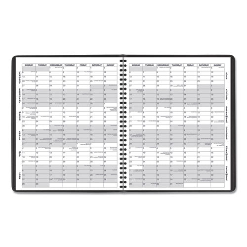 Monthly Planner, 11 X 9, Navy Cover, 15-month (jan To Mar): 2024 To 2025