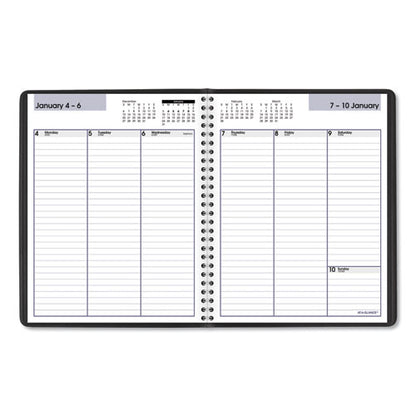 Dayminder Weekly Planner, Vertical-column Format, 8.75 X 7, Black Cover, 12-month (jan To Dec): 2024