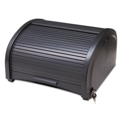 Locking Security Hood, 17.75w X 10.3h, Black