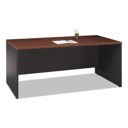 Series C Collection Desk Shell, 71.13" X 29.38" X 29.88", Hansen Cherry/graphite Gray