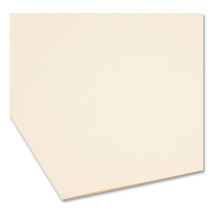 Top Tab Fastener Folders, 1/3-cut Tabs: Assorted, 0.75" Expansion, 1 Fastener, Letter Size, Manila Exterior, 50/box