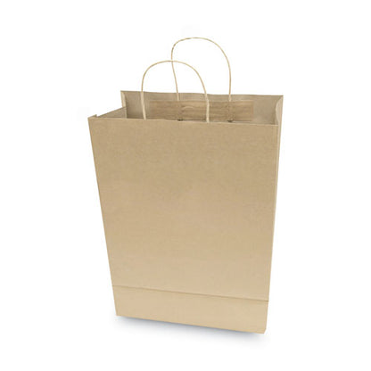 Premium Shopping Bag, 10" X 4.5" X 13", Brown Kraft, 50/box