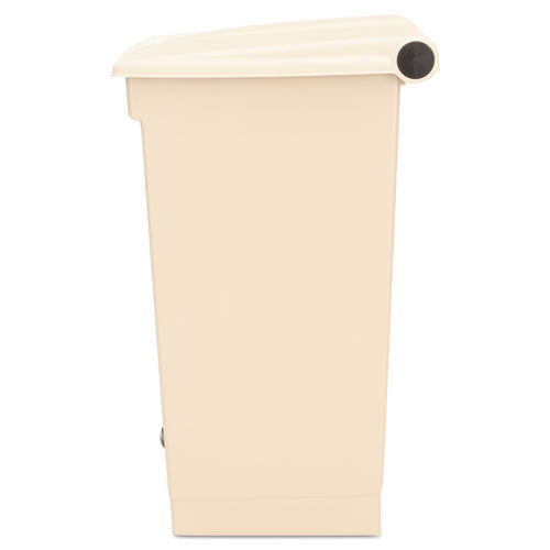 Legacy Step-on Receptacle, 18 Gal, Polyethylene, Beige