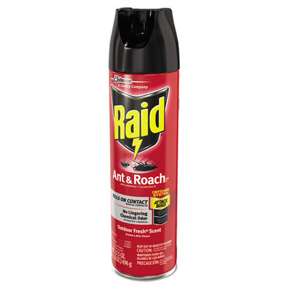 Ant And Roach Killer, 17.5 Oz Aerosol Spray, Outdoor Fresh