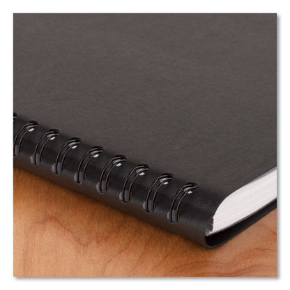 24-hour Daily Appointment Book, 11 X 8.5, Black Cover, 12-month (jan To Dec): 2024