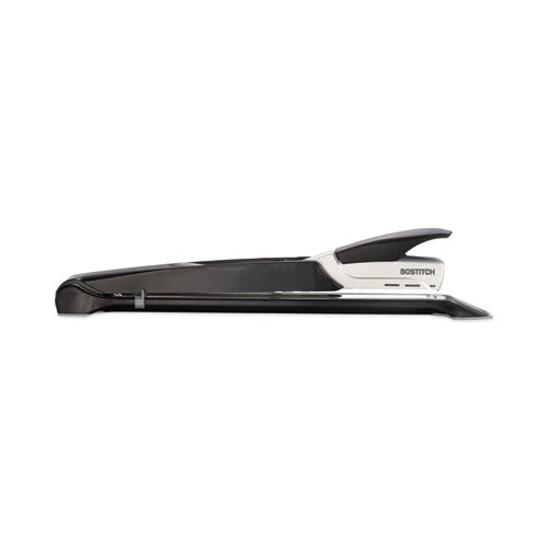 Long Reach Stapler, 25-sheet Capacity, 12" Throat, Black/silver