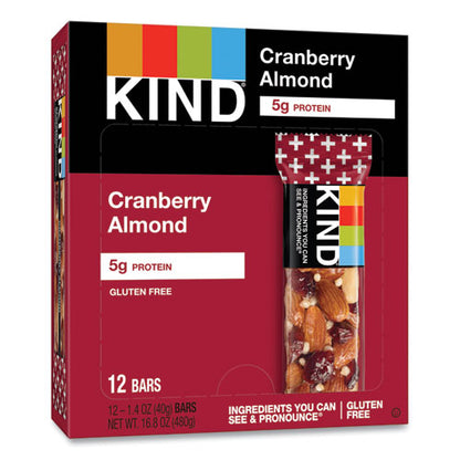 Plus Nutrition Boost Bar, Cranberry Almond And Antioxidants, 1.4 Oz, 12/box