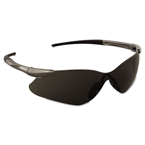 Nemesis Vl Safety Glasses, Gunmetal Frame, Smoke Uncoated Lens