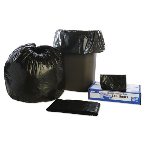 Total Recycled Content Plastic Trash Bags, 30 Gal, 1.3 Mil, 30" X 39", Brown/black, 100/carton