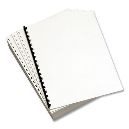 Custom Cut-sheet Copy Paper, 92 Bright, 19-hole Side Punched, 20 Lb Bond Weight, 8.5 X 11, White, 500/ream