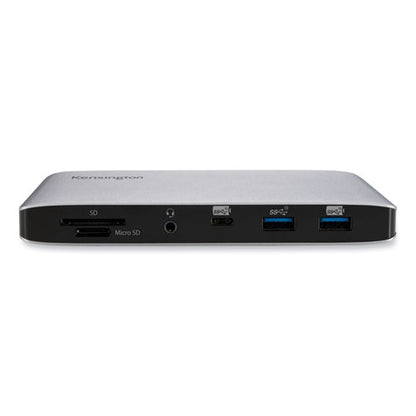 Sd2480t Thunderbolt 3 Dual 4k Docking Station, Silver/black