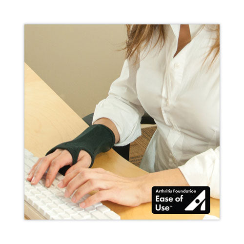 Smartglove Wrist Wrap, Medium, Fits Hands Up To 3.75" Wide, Black