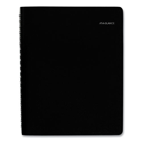 Dayminder Four-person Group Daily Appointment Book, 11 X 8, Black Cover, 12-month (jan To Dec): 2024