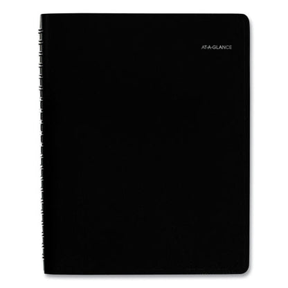 Dayminder Four-person Group Daily Appointment Book, 11 X 8, Black Cover, 12-month (jan To Dec): 2024