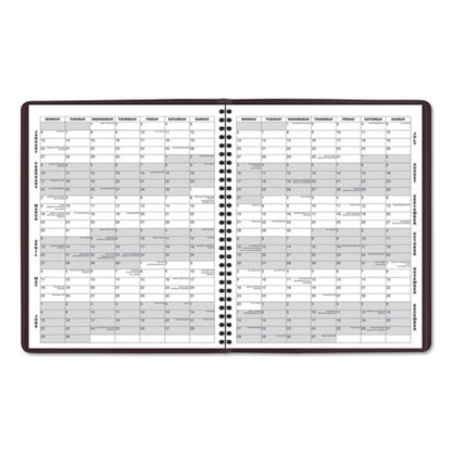 Monthly Planner, 11 X 9, Winestone Cover, 15-month (jan To Mar): 2024 To 2025