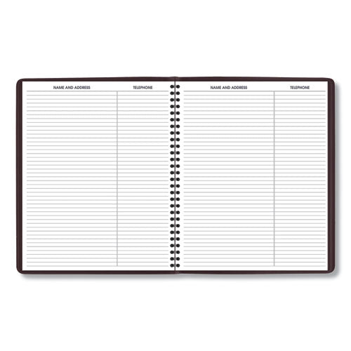 Monthly Planner, 11 X 9, Winestone Cover, 15-month (jan To Mar): 2024 To 2025