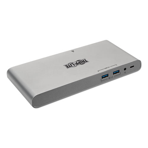 Usb Type-c Docking Station, 3.5mm/displayport/hdmi/rj45/thunderbolt 3/usb A/usb C/vga, Silver