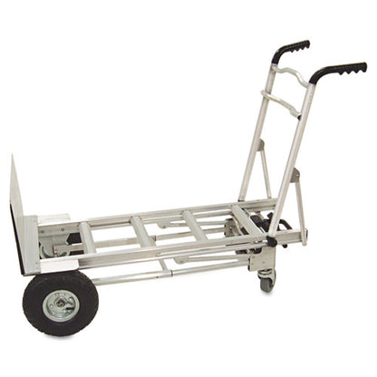 3-in-1 Convertible Hand Truck, 800 Lb To 1,000 Lb Capacity, 21.06 X 21.85 X 48.03, Aluminum