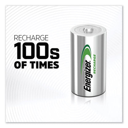 Nimh Rechargeable C Batteries, 1.2 V, 2/pack