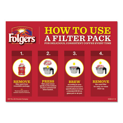 Coffee Filter Packs, Regular, 1.05 Oz Filter Pack, 40/carton