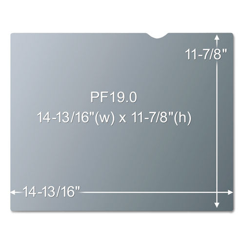 Antiglare Frameless Filter For 19" Flat Panel Monitor