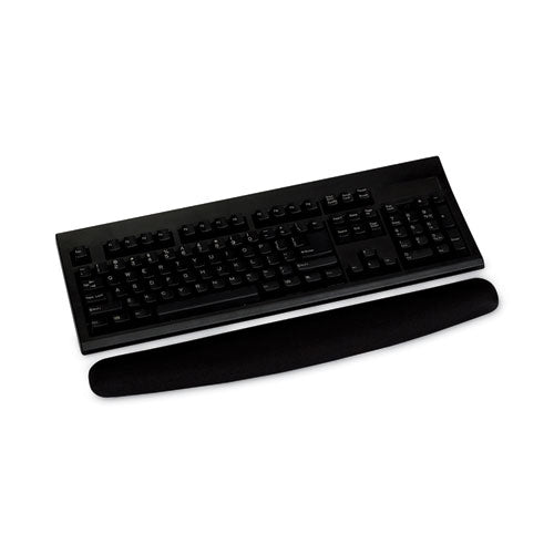 Antimicrobial Foam Keyboard Wrist Rest, 18 X 2.75, Black