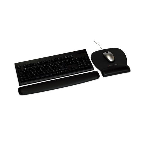 Antimicrobial Foam Keyboard Wrist Rest, 18 X 2.75, Black