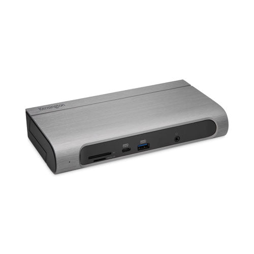 Sd5600t Thunderbolt 3 And Usb-c Dual 4k Hybrid Docking Station, Black/silver